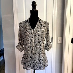 Express Snake Skin Portofino Shirt